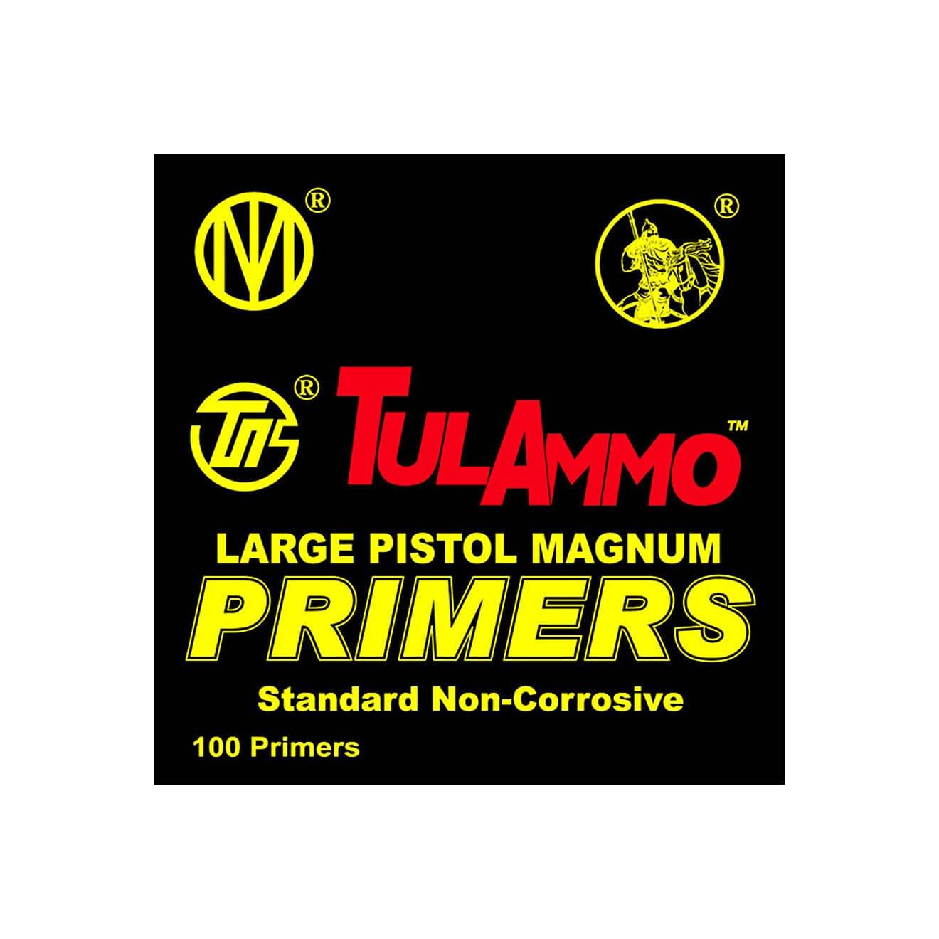 TulAmmo Large Magnum Pistol Primers 100-Pack