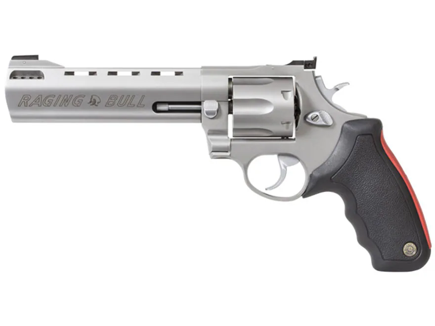 Taurus Raging Bull Revolver Stainless and Black Rubber - Image 2